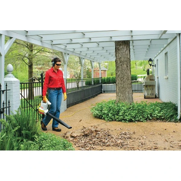 Stihl BGE 61 Handheld Blower, 9.2 A, 120 V, 1.1 KW, 285 Cfm Air, Gray/Orange 1 Stihl BGE 61 Handheld Blower, 9.2 A, 120 V, 1.1 KW, 285 Cfm Air, Gray/Orange