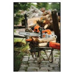 Stihl 1140 200 0595 Chainsaw, Gas, 59 Cc Engine Displacement, 2-Stroke Engine, 20 In L Bar, 3/8 In Pitch, RS3 Chain 7 Stihl 1140 200 0595 Chainsaw, Gas, 59 Cc Engine Displacement, 2-Stroke Engine, 20 In L Bar, 3/8 In Pitch, RS3 Chain -Stihl 102276353 2