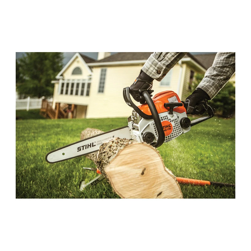 Stihl MS 170 16 Chainsaw, Gas, 30.1 Cc Engine Displacement, 2-Stroke Engine, 16 In L Bar, 3/8 In Pitch, PMM3 Chain 2 Stihl MS 170 16 Chainsaw, Gas, 30.1 Cc Engine Displacement, 2-Stroke Engine, 16 In L Bar, 3/8 In Pitch, PMM3 Chain - Image 2