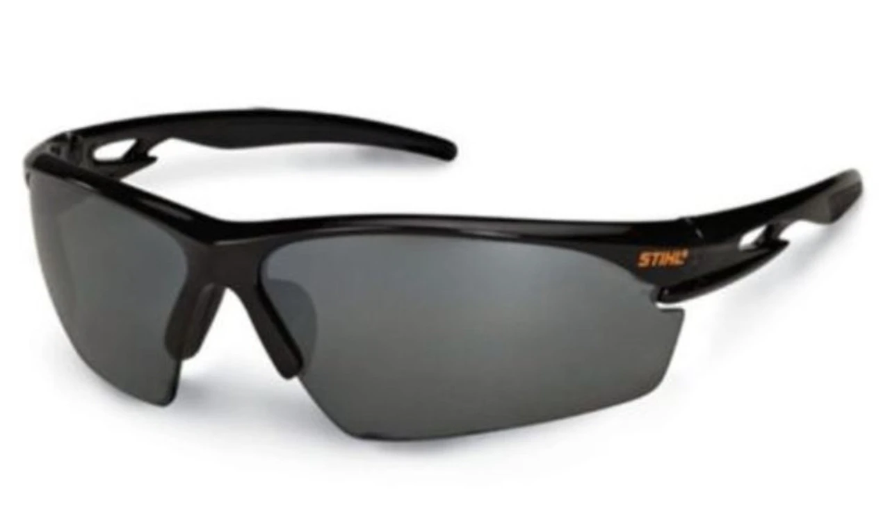 Stihl Black Frame Sun & Safety Glasses With Silver Mirror Lens 1 Stihl Black Frame Sun & Safety Glasses With Silver Mirror Lens