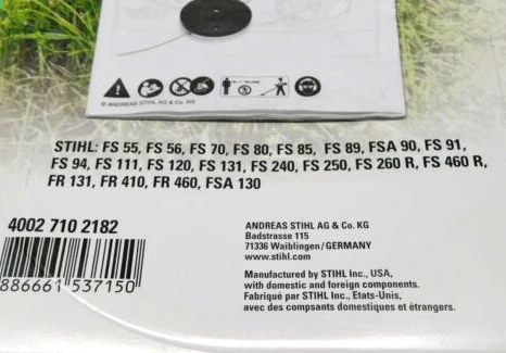 Stihl 4002 710 2182 Durocut 20-2 Line Trimmer Head 2 Stihl 4002 710 2182 Durocut 20-2 Line Trimmer Head - Image 2