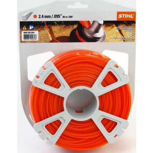 Stihl Square Mowing Line 2.4mm X 86m 1 Stihl Square Mowing Line 2.4mm X 86m