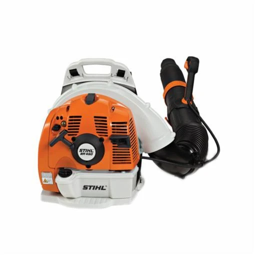 Stihl BR 450 Backpack Blower, Gas, 63.3 Cc Engine Displacement, 2-Stroke Engine, 642 Cfm Air, Gray/Orange 1 Stihl BR 450 Backpack Blower, Gas, 63.3 Cc Engine Displacement, 2-Stroke Engine, 642 Cfm Air, Gray/Orange